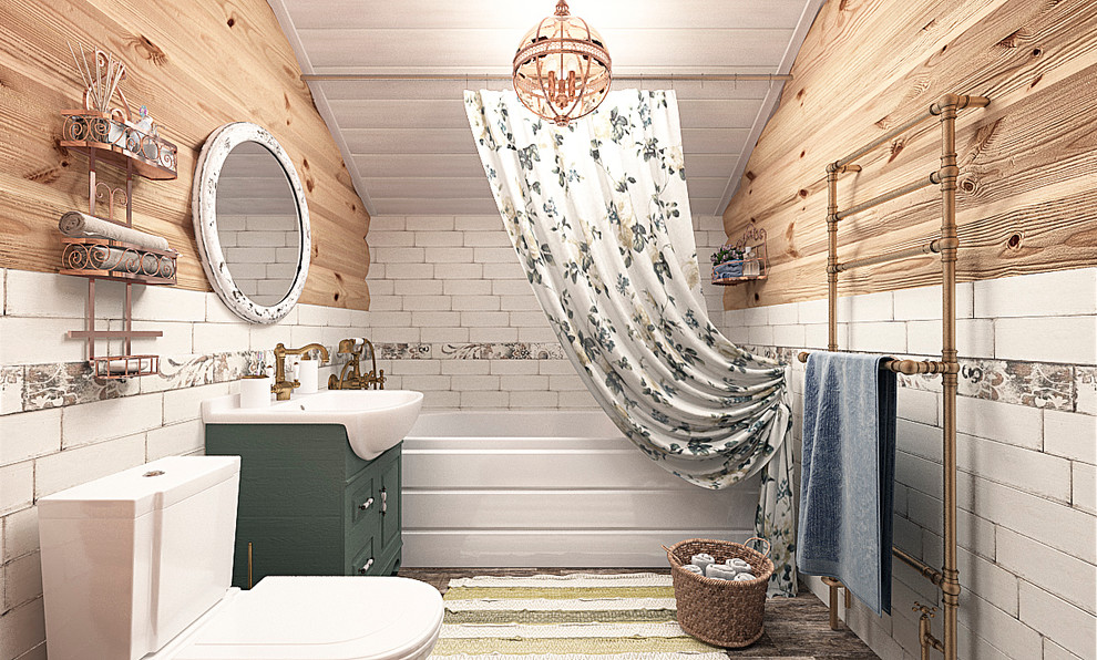 Санузлы в доме из бруса