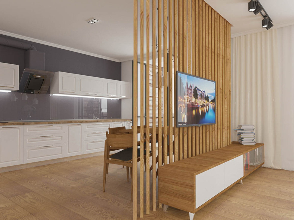 Скандинавский интерьер для молодой семьи