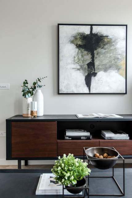 Wimbledon conversion flat contemporary-vardagsrum