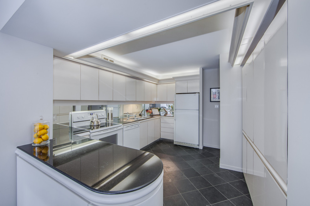 Transitional kitchen photo in Toronto