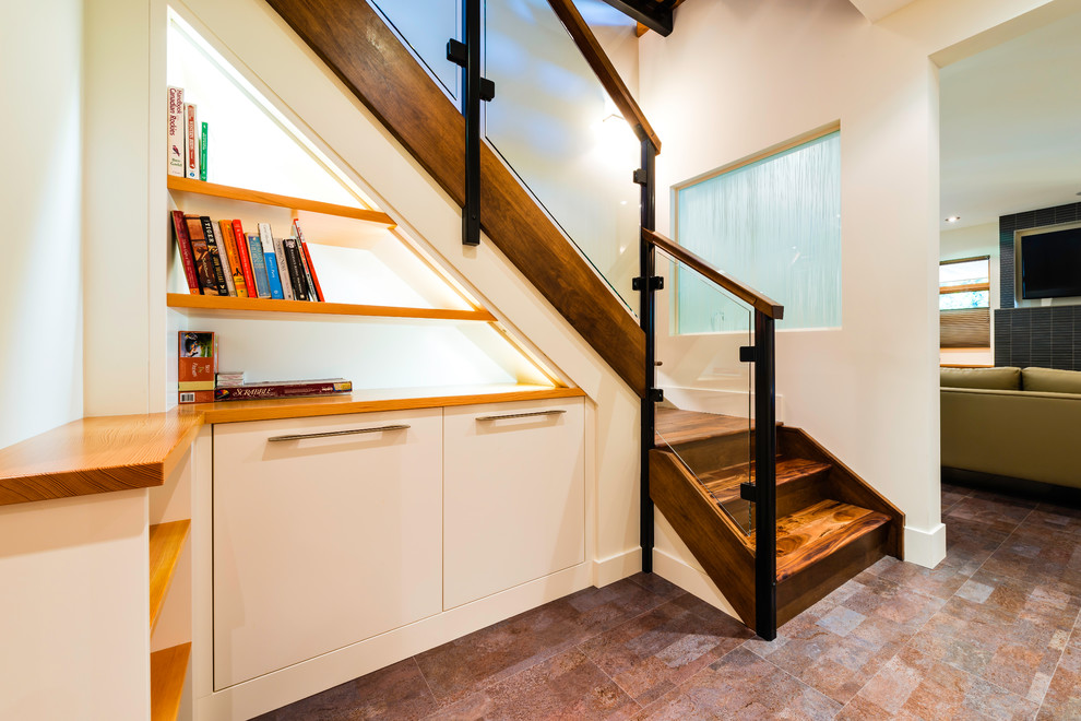 Inspiration for a rustic home design remodel in Vancouver