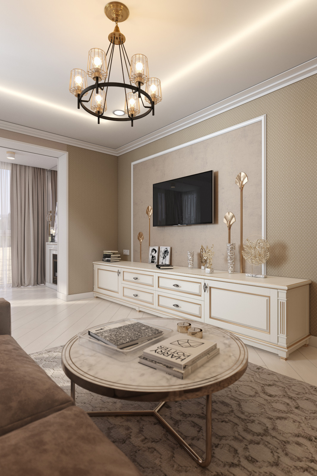 Дизайн-проект квартиры в ЖК «Аркадия»