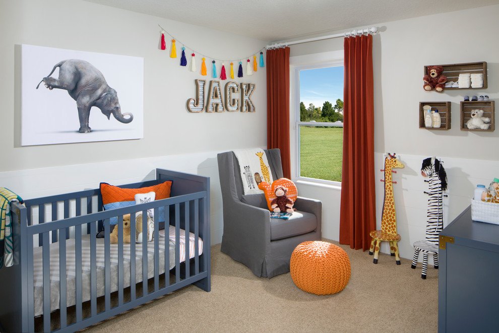 Photo of a transitional nursery in Jacksonville.