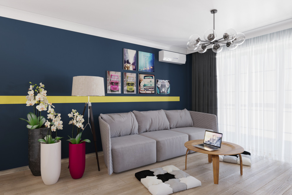 Яркая 1-комнатная квартира