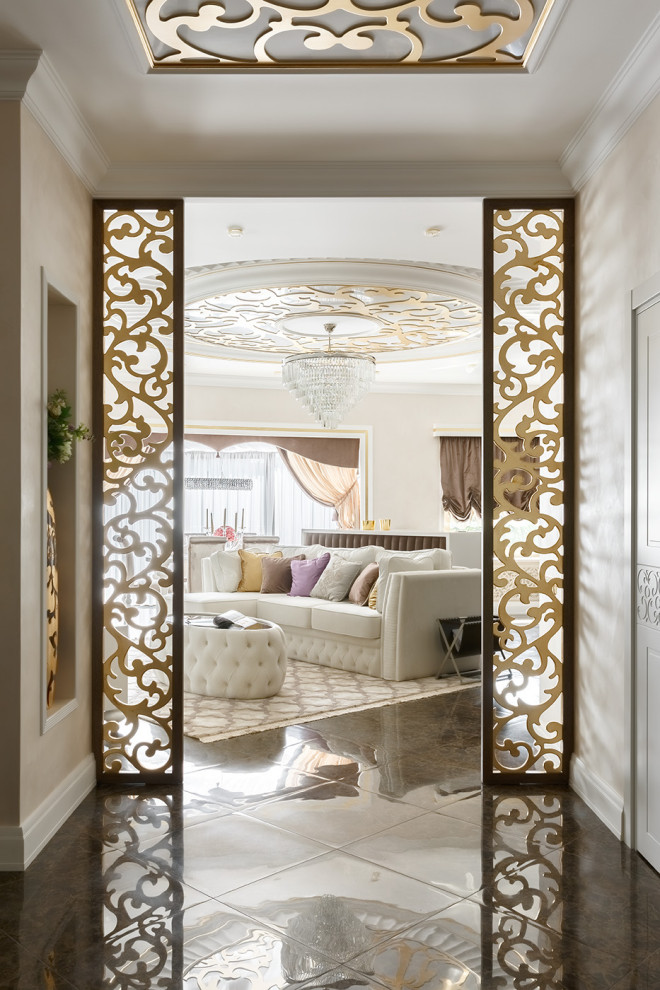 Мебель и мягкие стеновые панели для проекта дизайнера Натальи Резцовой