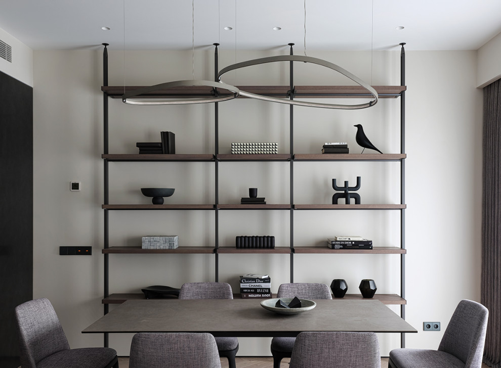 Монохромная квартира 90 м2 в центре Москвы