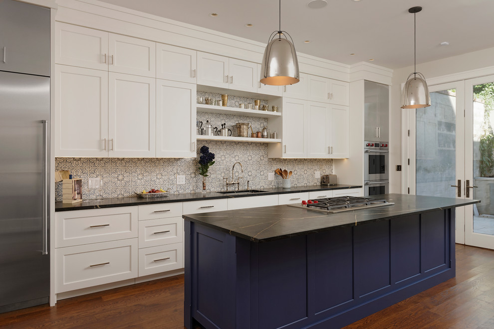 Photo of a transitional kitchen in DC Metro.
