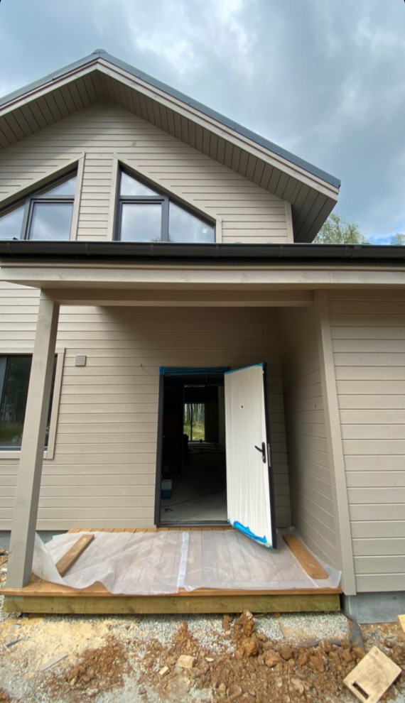 Каркасный 2х этажный дом