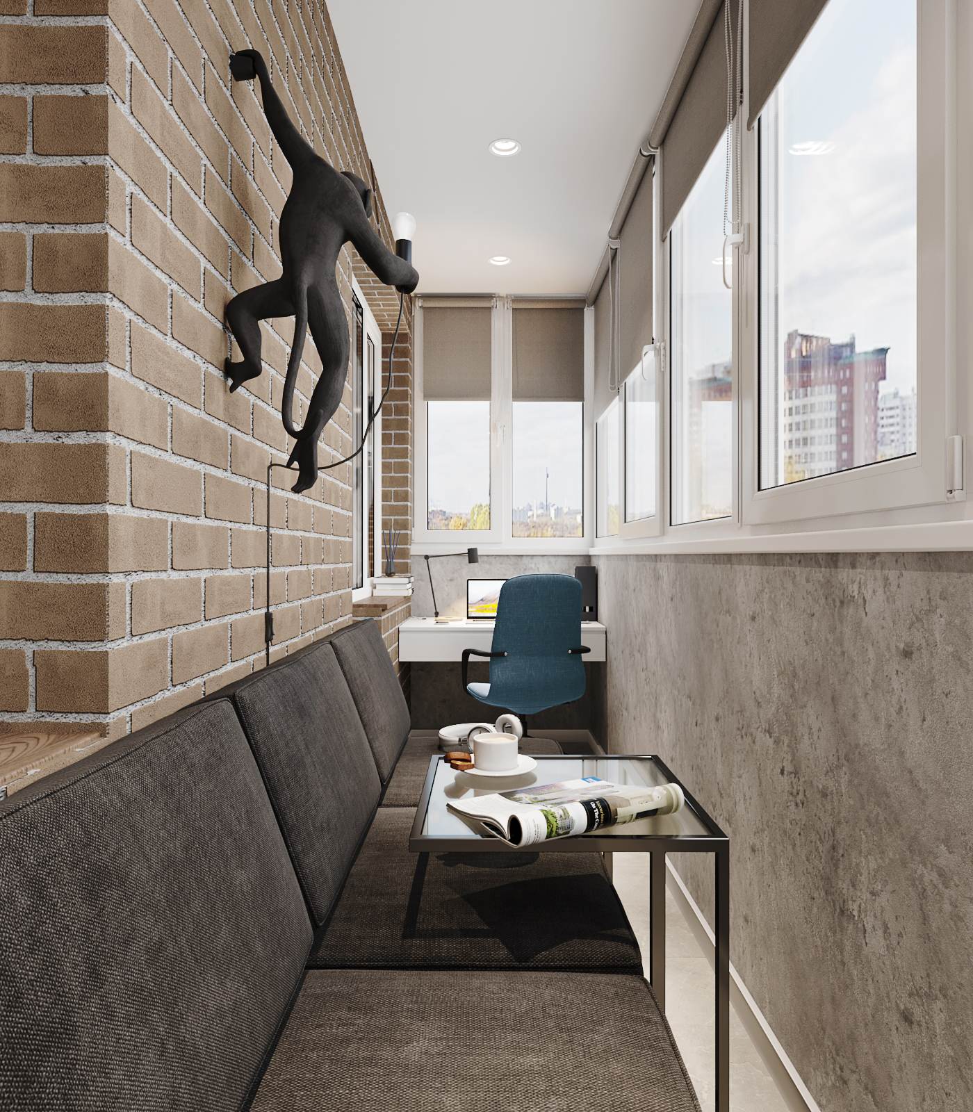 Лоджия в жк Зеленстрой