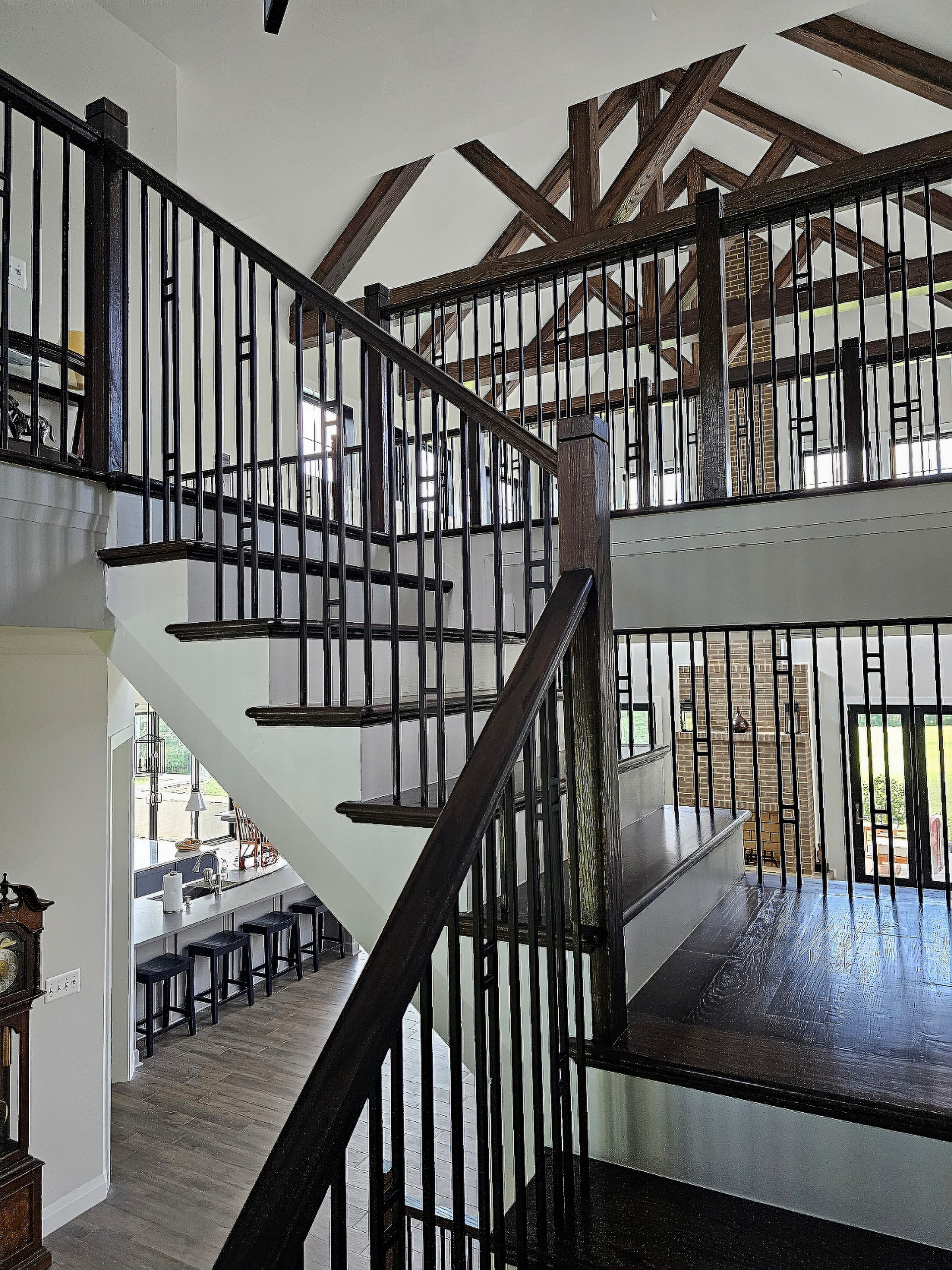 109_Impressive Floating Staircase in Countryside Retreat, Upper Marlboro, MD