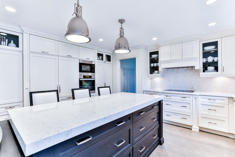 Inspiration for a transitional kitchen remodel in Toronto