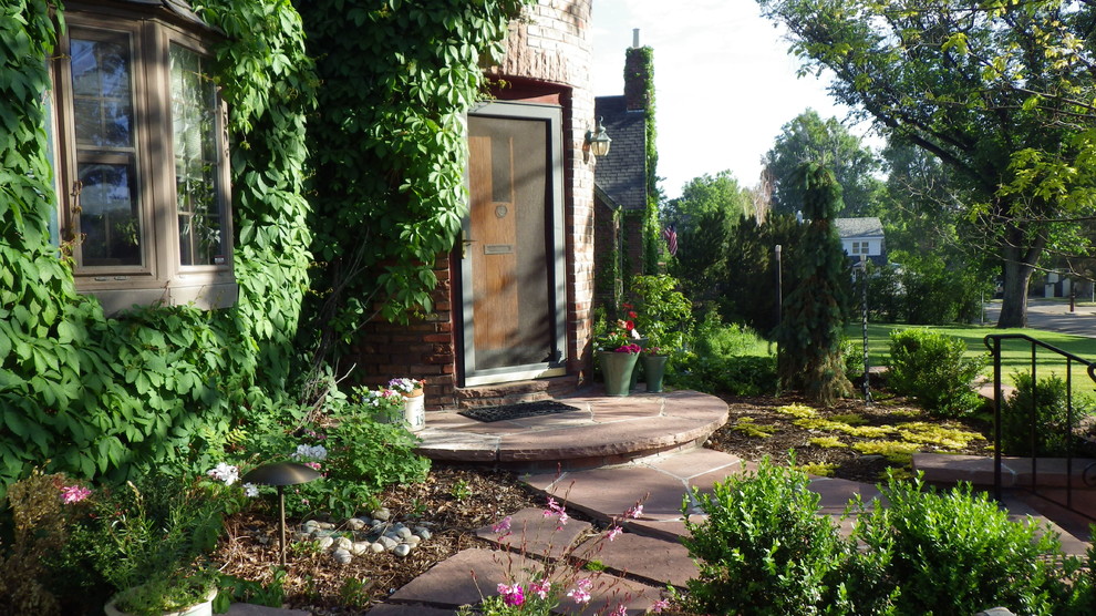 Cozy Cottage Walkway Patio Fort Collins Co Traditional