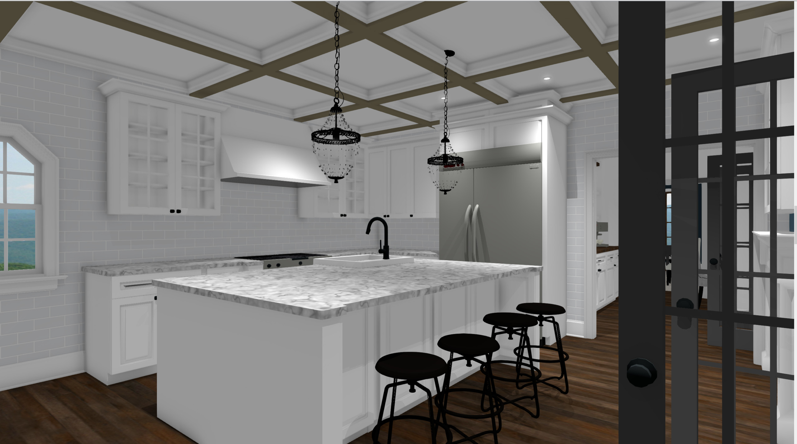 Conceptual Kitchen Design Ken Caryl Residence