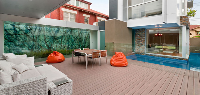 New Home Bayside contemporary-deck
