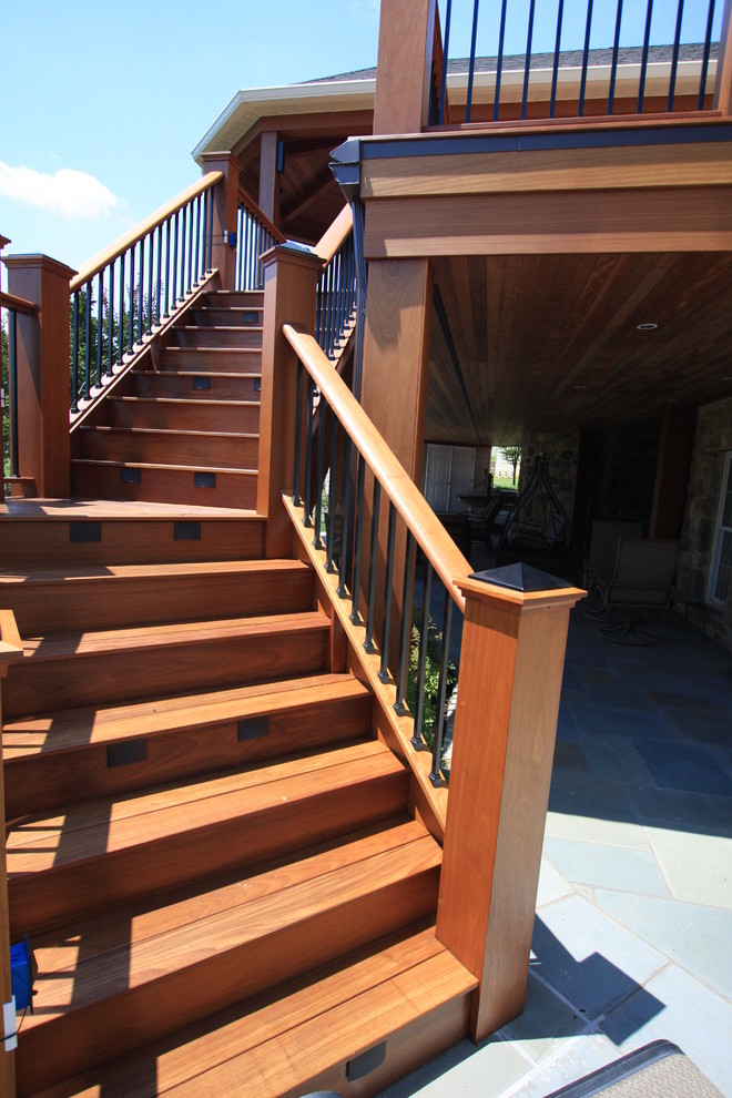 Inspiration for a backyard deck remodel in Baltimore