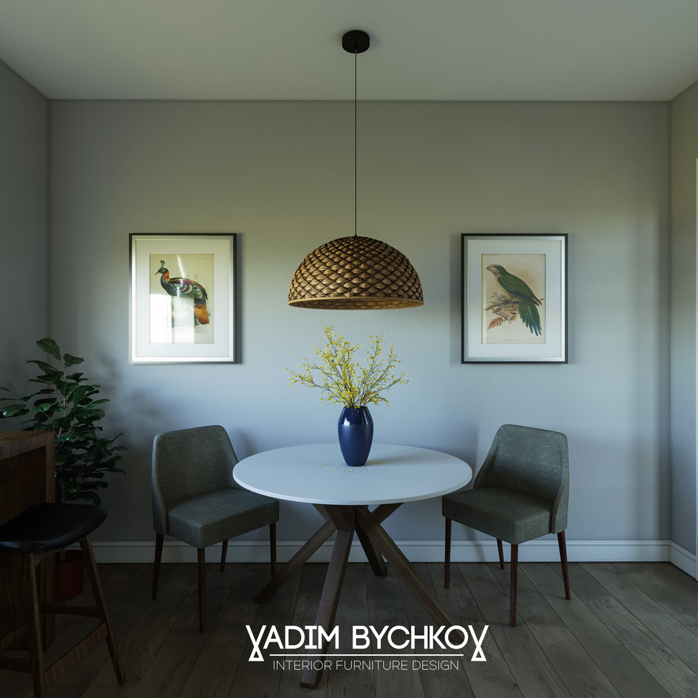 Дизайн-проект двухкомнатной квартиры в ЖК  Sun House