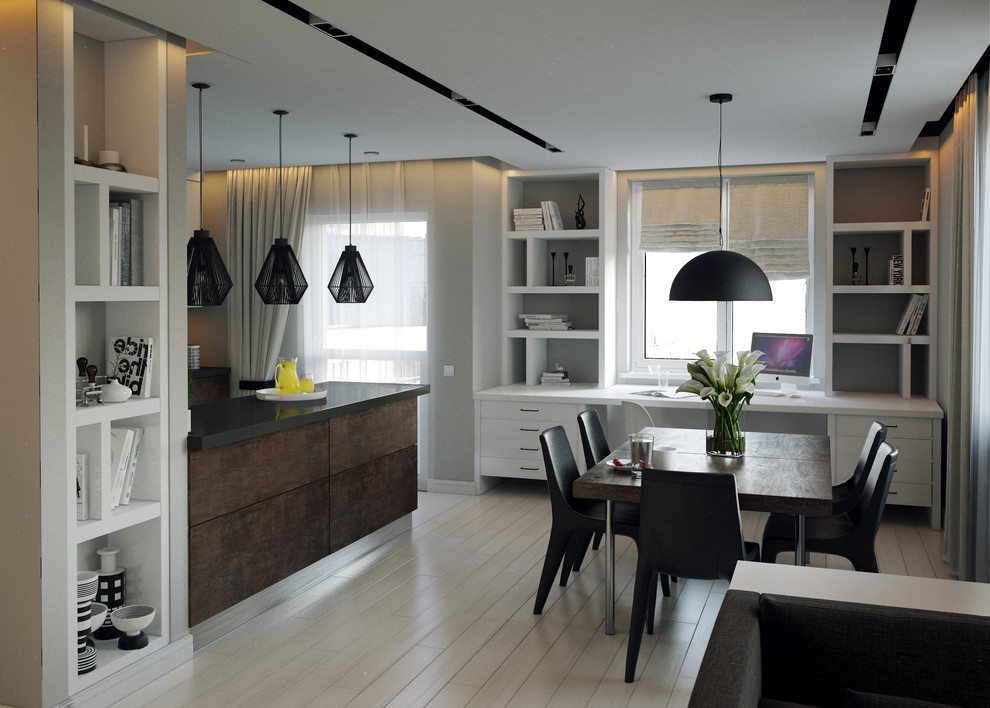 Дизайн квартиры в современном стиле (140м2)