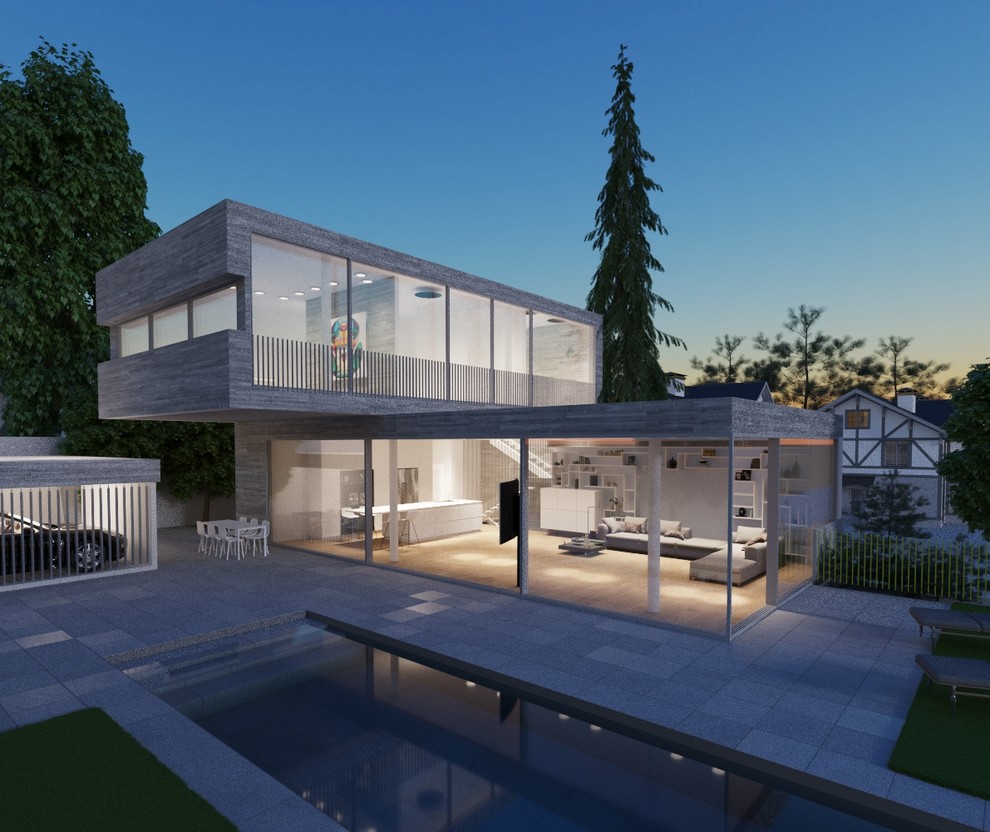 Дизайн фасадов жилого дома