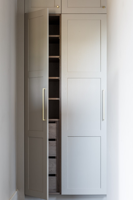 Modern Rustic Barn Conversion transitional-closet