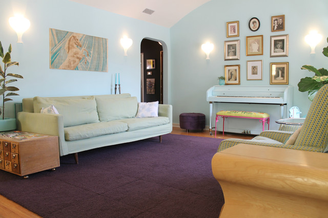 My Houzz Saturated Colors Help A 1920s Fixer Upper Flourish