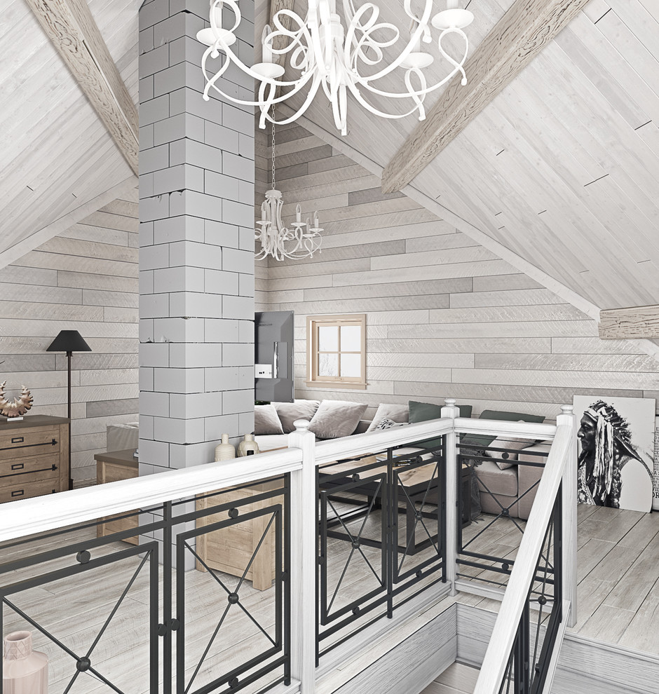 Проект 2х этажной бани