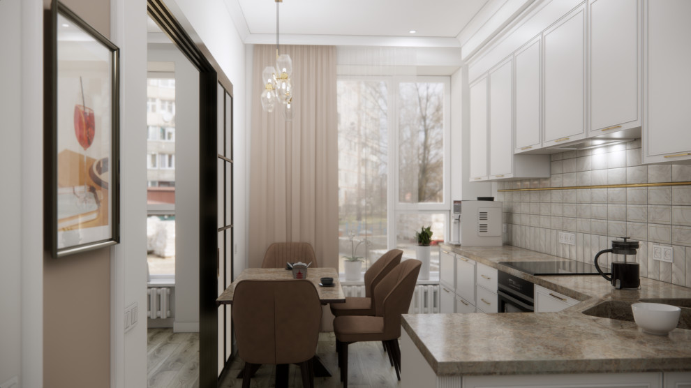 Квартира в ЖК Кристалл: новая классика