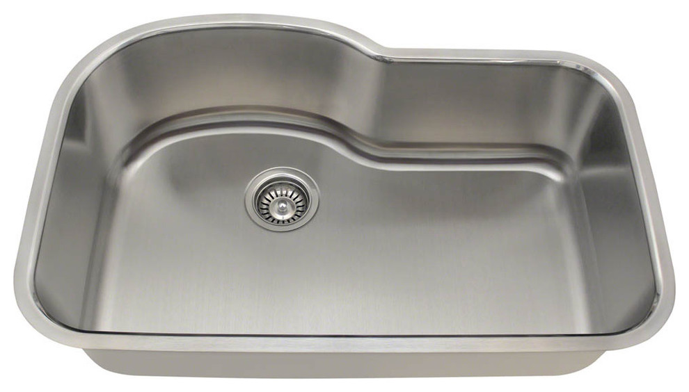 Polaris P643-18 Single Bowl Stainless Steel Sink