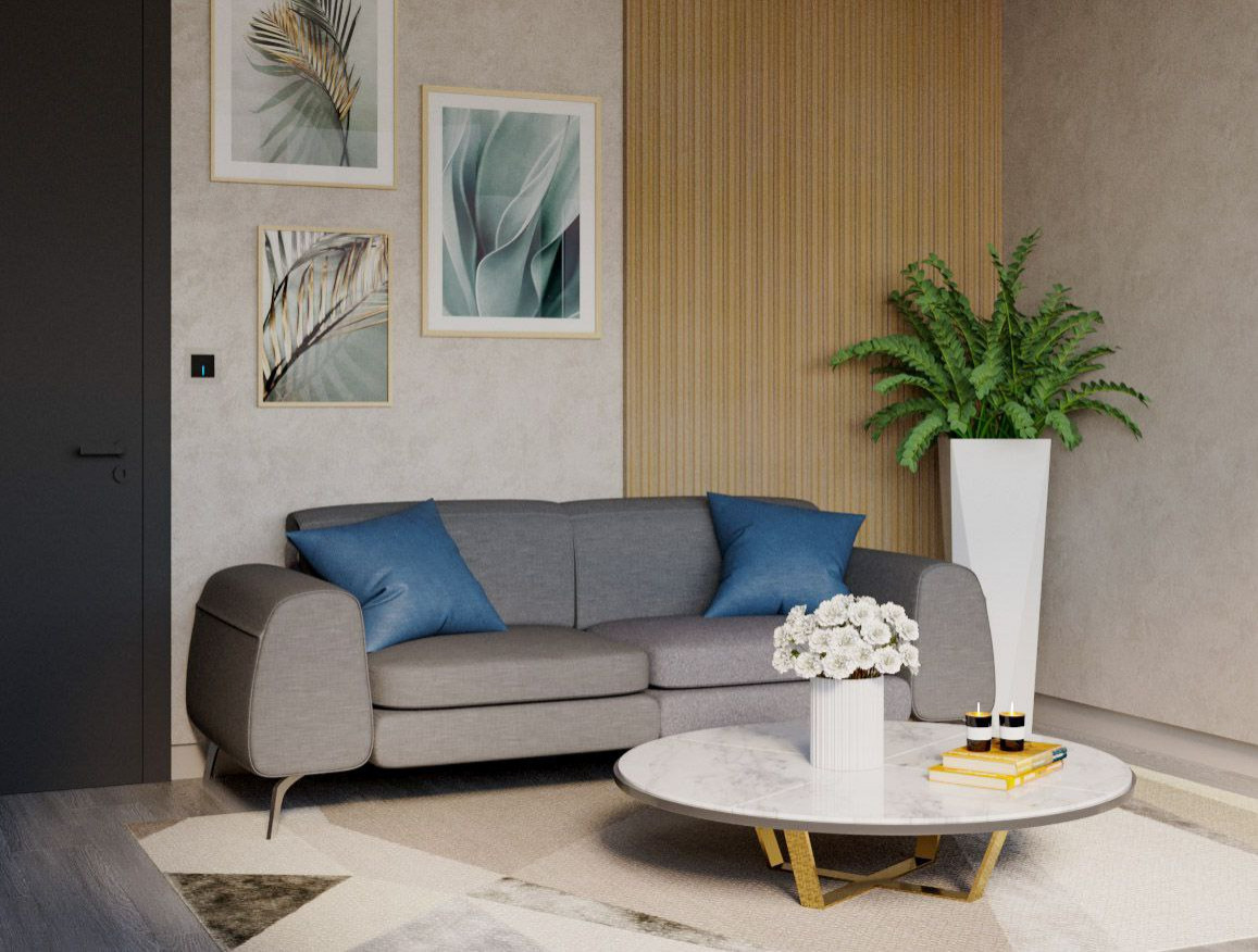 Квартира свободной планировки с двумя Эркерами