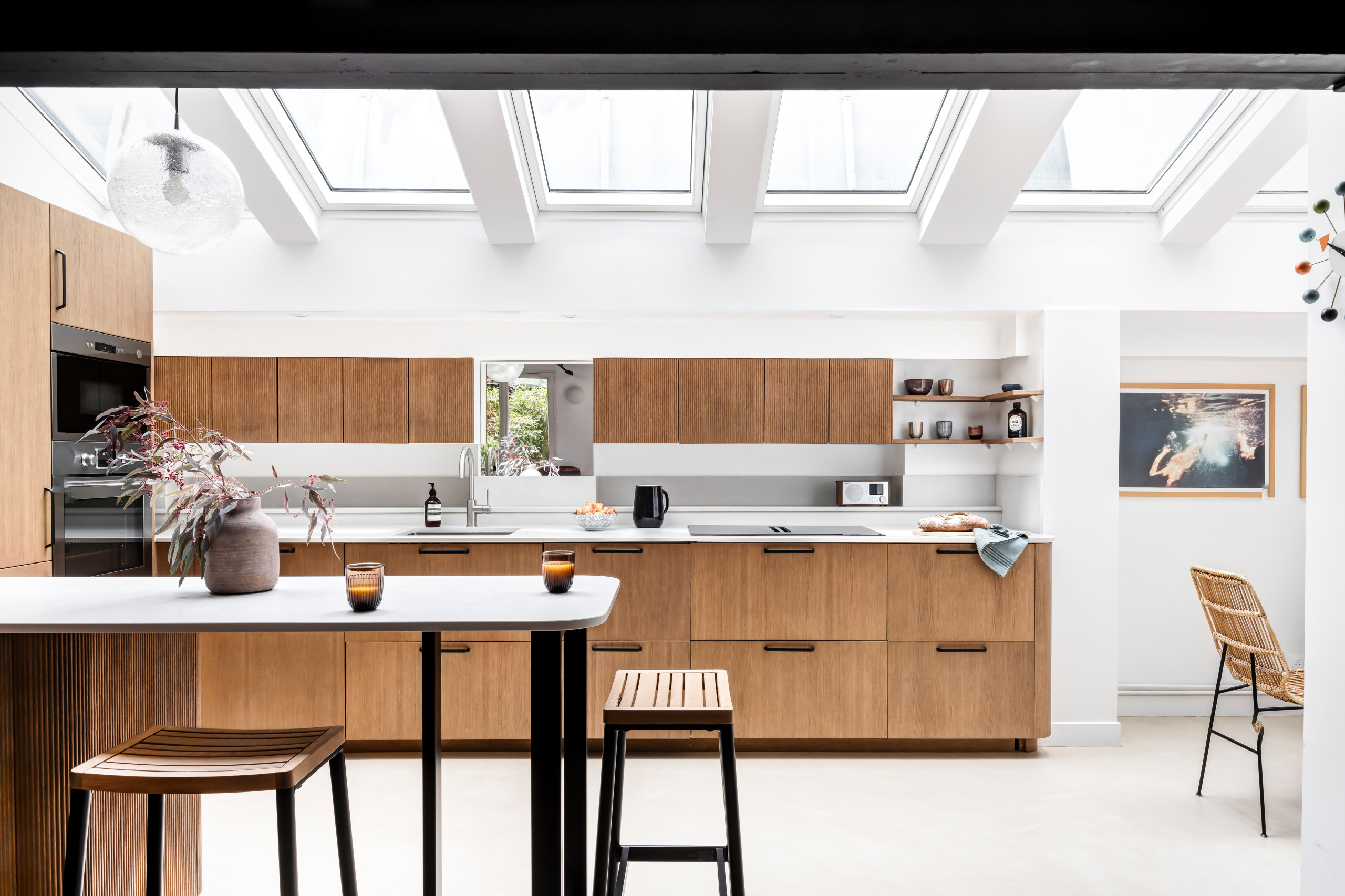 Une ancienne laverie industrielle réinventée - 92m2 à Belleville