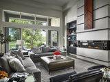 Contemporary Living Room by Stoneridge Homes Inc