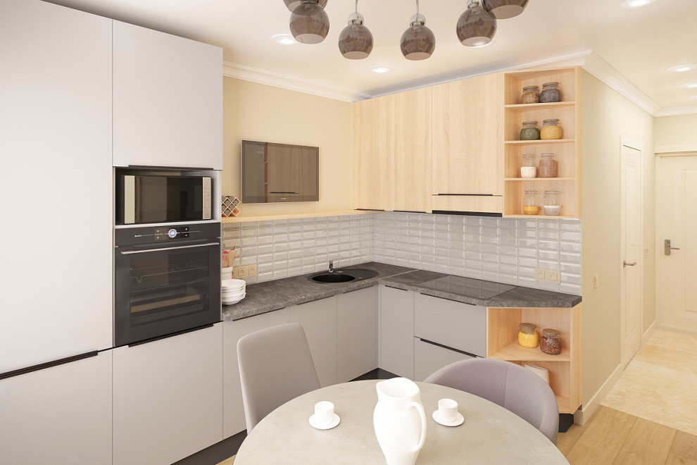 Однокомнатная квартира для пары "37 счастливых метров"