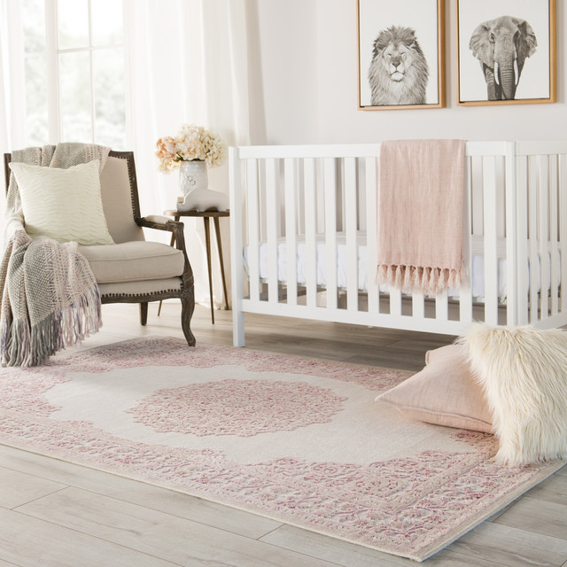 Jaipur Living Malo Medallion Pink White Area Rug Traditional Rugs By - Pink And White Area Rug Jaipur Living Malo Medallion Pink White Area Rug Traditional Rugs By - Pink And White Area Rug