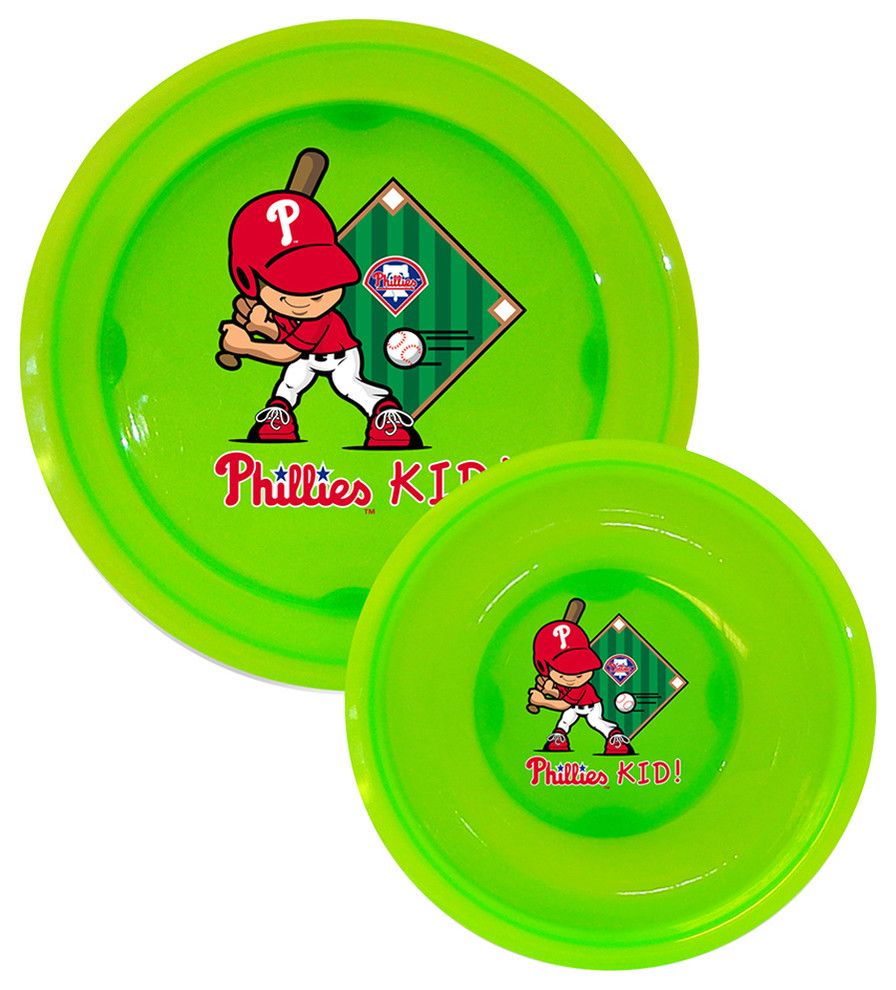 Plate & Bowl Set, Philadelphia Phillies