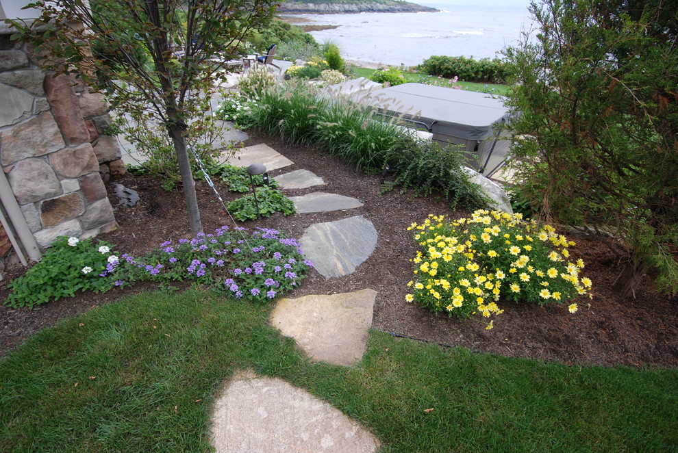Oceanfront in Cape Elizabeth Maine Traditional Landscape Portland Maine by Ted Carter