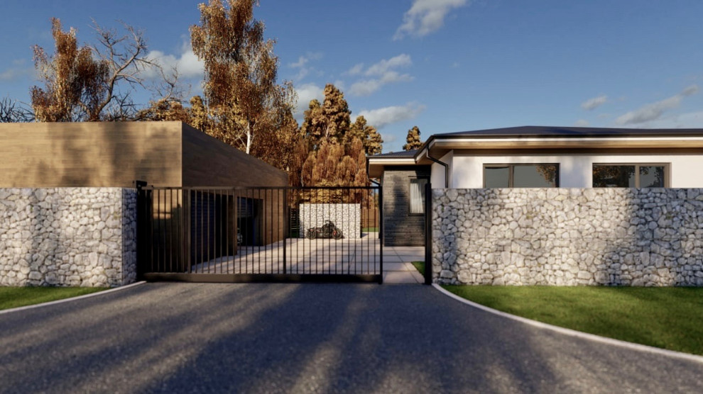 Проект одноэтажного жилого дома с зоной СПА