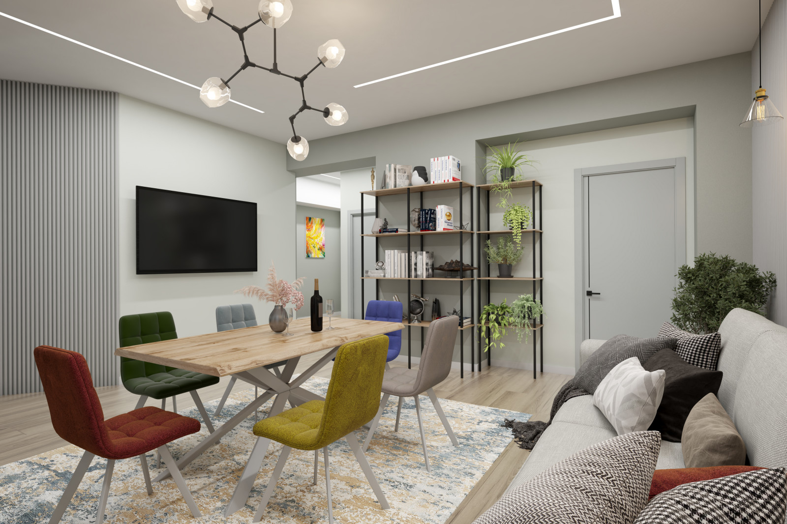 Трёхкомнатная квартира. 85 кв.м.