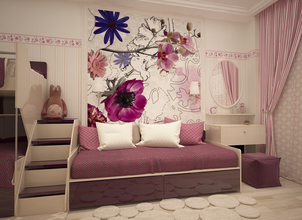 Спальня для трех девочек