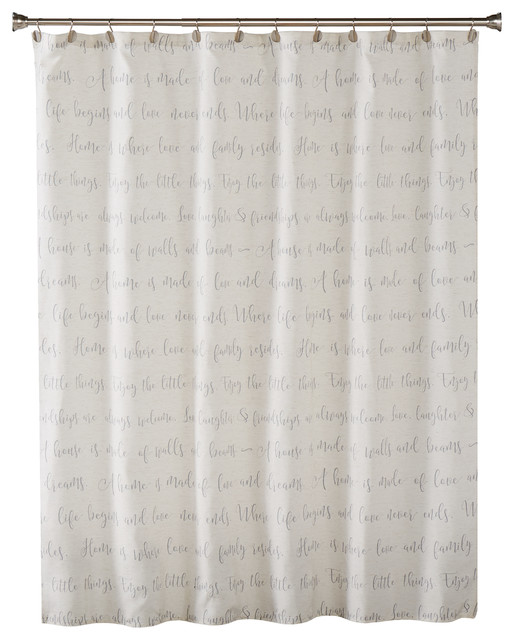 Skl Home Family Dreams Shower Curtain Contemporary Shower Curtains By Saturday Knight Limited