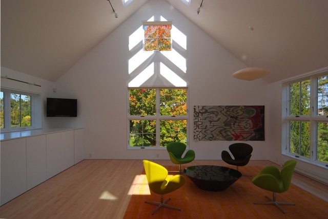 House on Casco Bay contemporary-living-room
