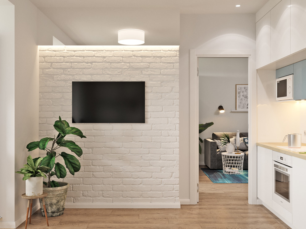 Проект однокомнатной квартры в г. Сургут