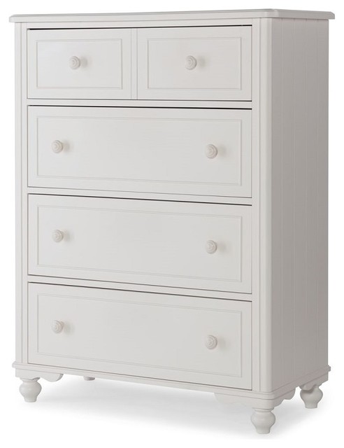 Alyssa 4 Drawer Chest Ivory Beach Style Dressers By Totally