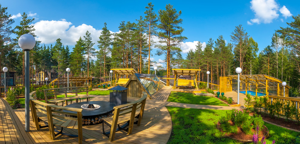 Дома с парком на крыше Hill Park