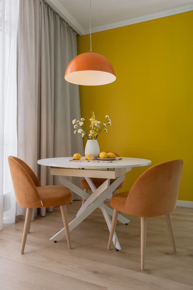 Реализованный проект яркой квартиры в ЖК "Мичурин"