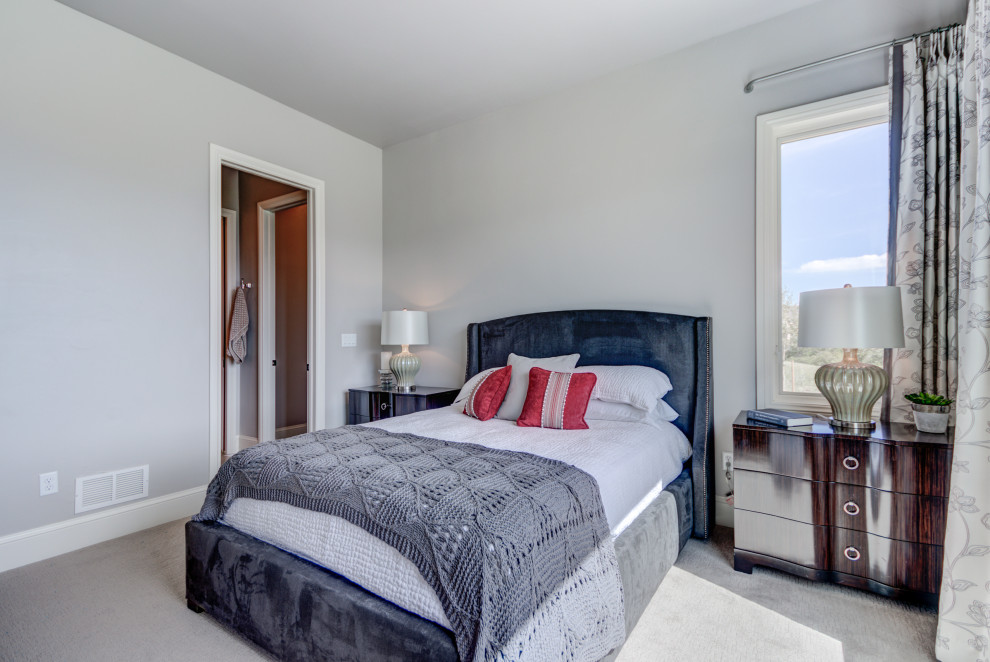 Transitional home design photo in Denver