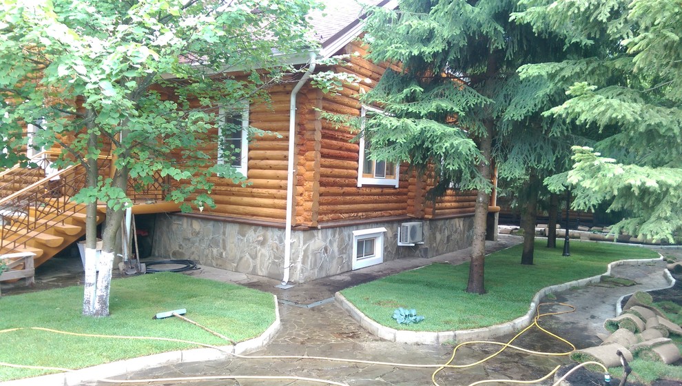 Укладка рулонного газона "под ключ"