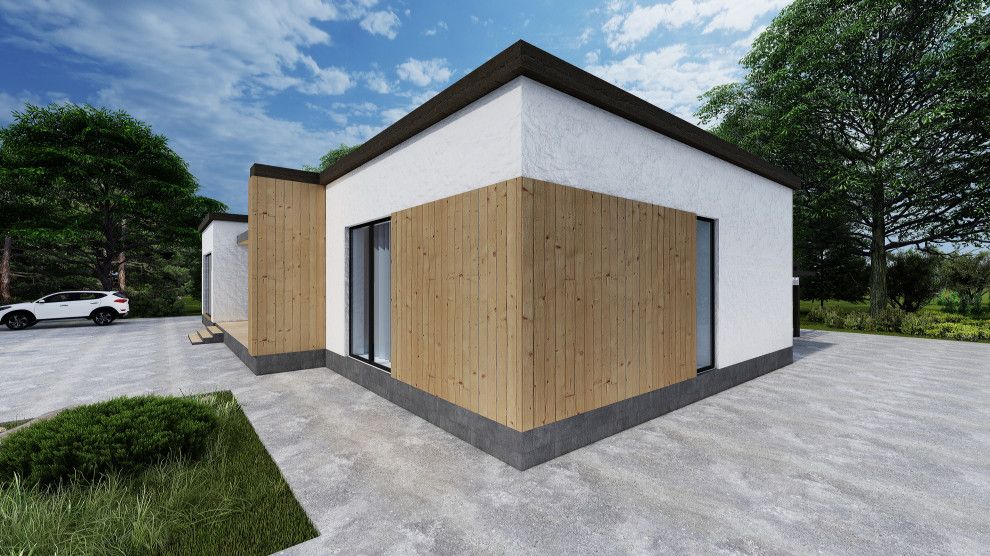 Индивидуальный одноэтажный жилой дом