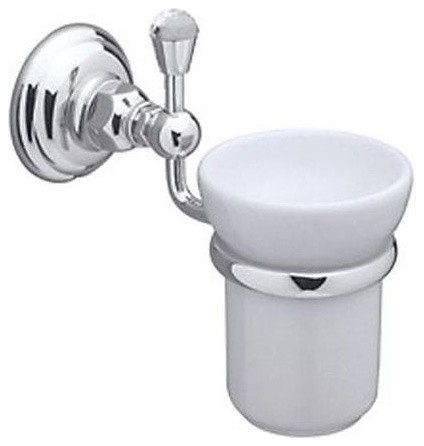 Country Bath Wall Mounted Tumbler Holder in Polished Chrome