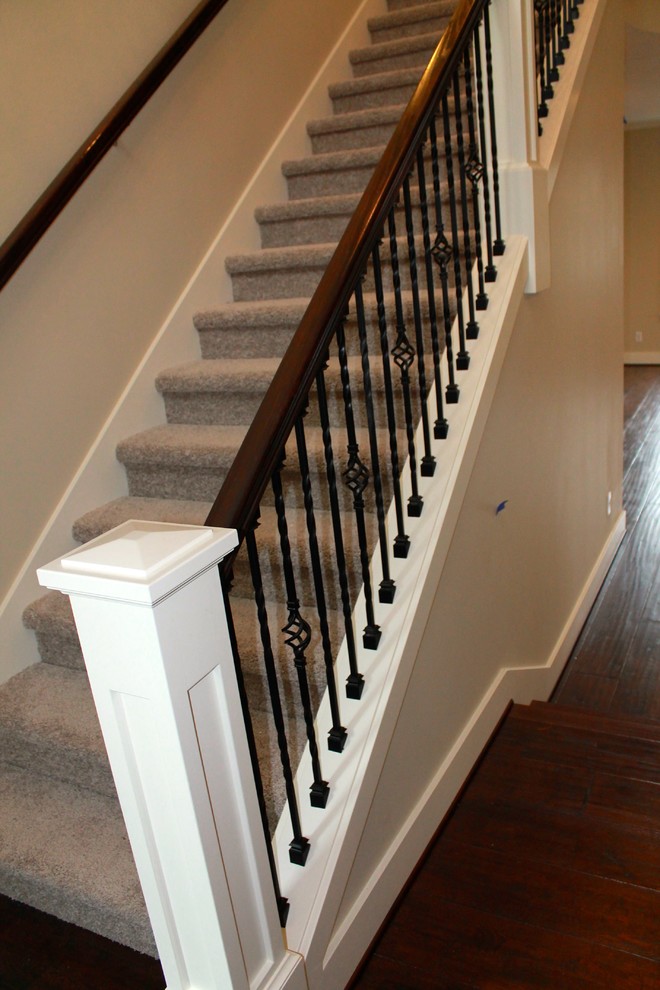 Arts and crafts staircase photo in Seattle