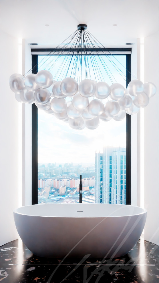 Interior design of Apartment 252 (master bath) by Arkadii Olshevksyi