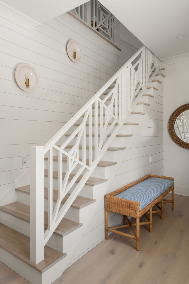 Inspiration for a coastal staircase remodel in Orlando